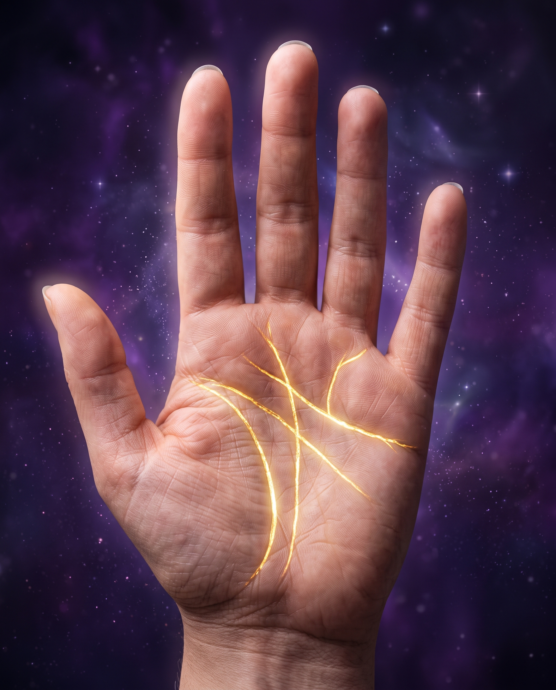 Finger Length — palmistry illustration