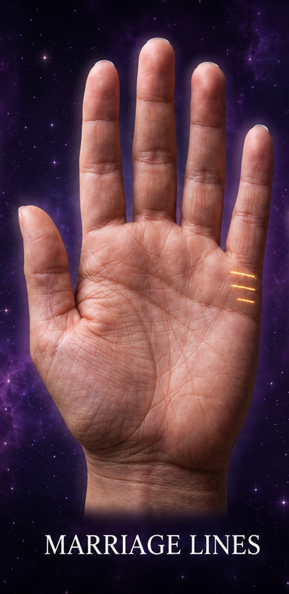Marriage Lines — palmistry illustration