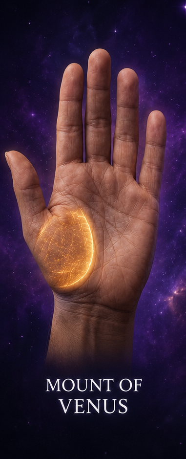 Mount of Venus — palmistry illustration