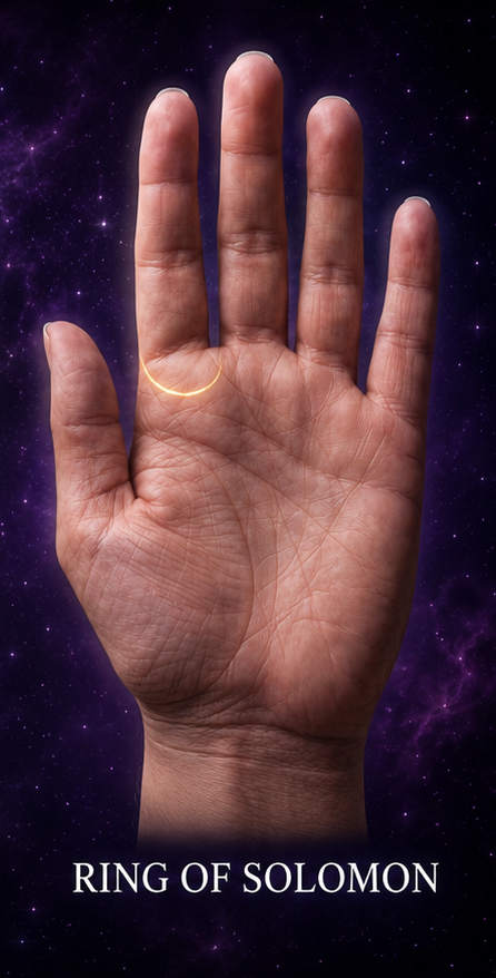 Ring of Solomon — palmistry illustration