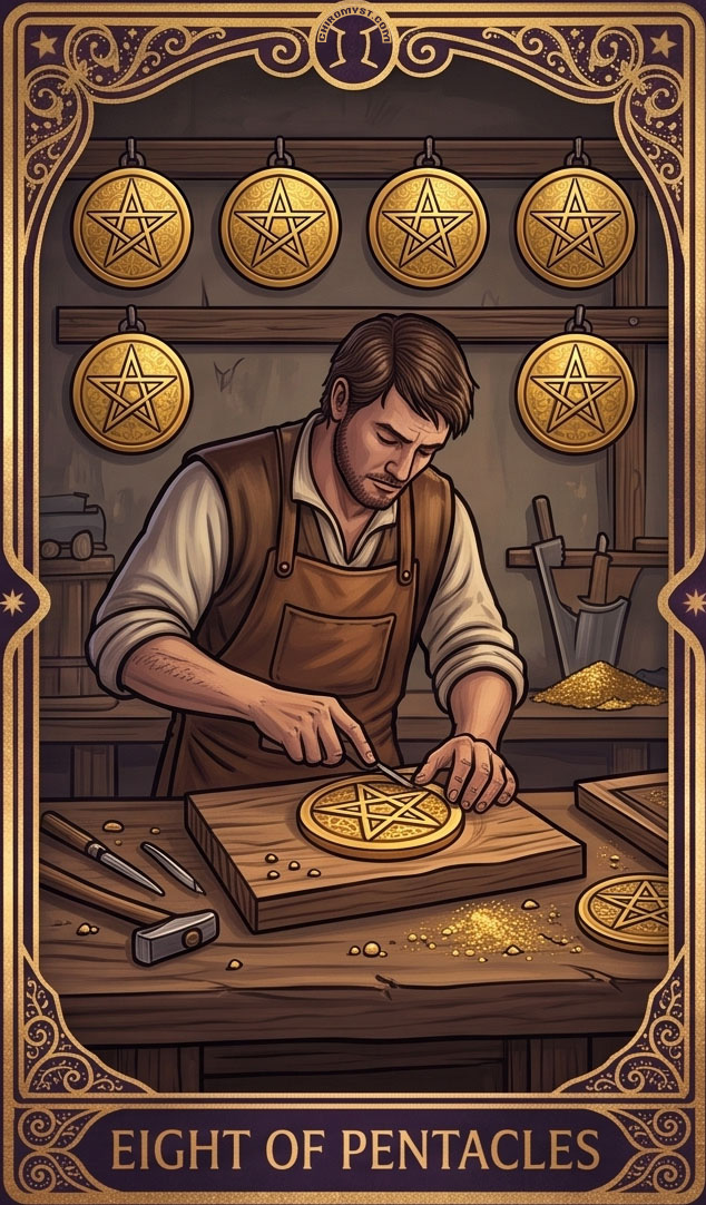 Eight of Pentacles
