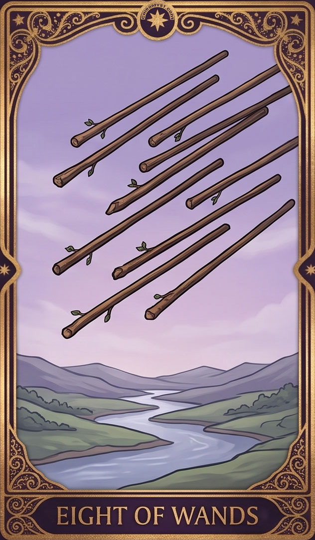 Eight of Wands