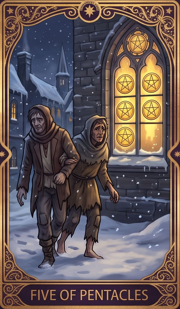 Five of Pentacles