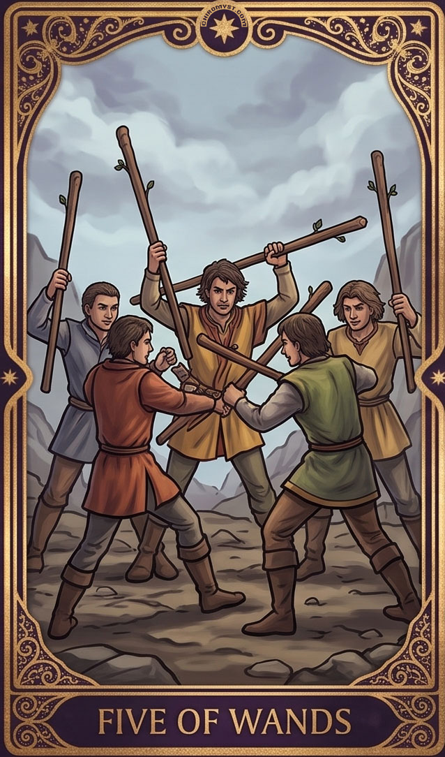 Five of Wands