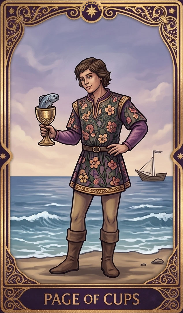 Page of Cups