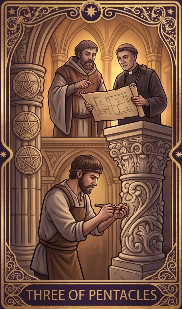 Three of Pentacles